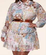 Load image into Gallery viewer, Floral Print Mini Dress